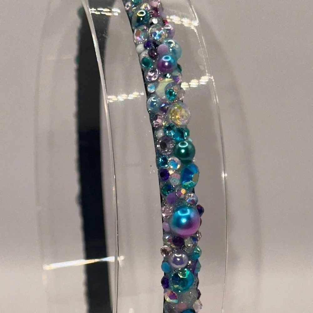 Queen Elsa Frozen Inspired Rhinestone Tiara Wand and Headband
